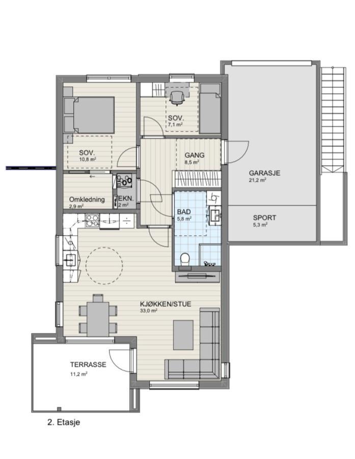 Appartement Veien Til Senja à Finnsnes Extérieur photo